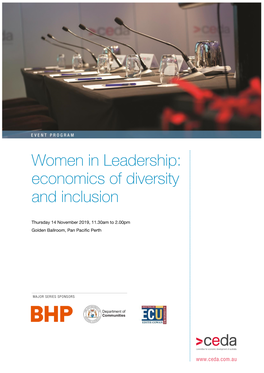 Women in Leadership: Economics of Diversity and Inclusion