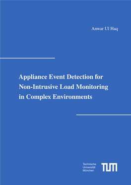 Appliance Event Detection for Non-Intrusive Load Monitoring in Complex Environments