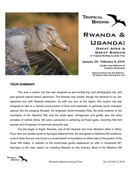 Rwanda & Uganda