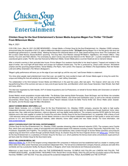 Chicken Soup for the Soul Entertainment's