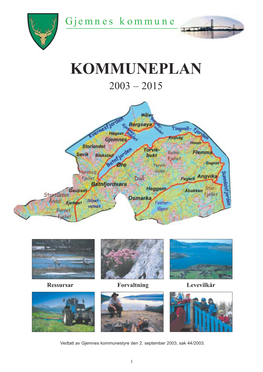 Kommuneplan 2003 Ð 2015