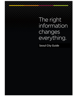 Seoul City Guide