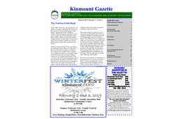 Kinmount Gazette