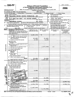 Form 990-PF 2006