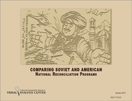 Comparing Soviet and American National Reconciliation Programs