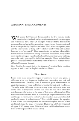 Appendix: the Documents