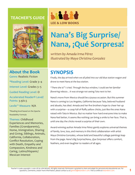 Nana's Big Surprise/ Nana, ¡Qué Sorpresa!