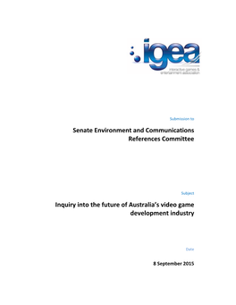 Senate Environment and Communications References Committee