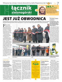 Jest Już Obwodnica Otwarcie Najważniejsza Inwestycja Drogowa W Rejonie Zielonej Góry Jest Już Gotowa