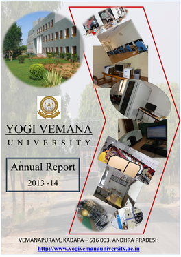 Yogi Vemana University- Annual Report