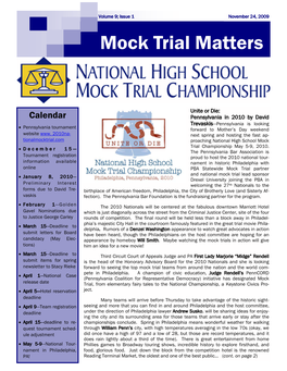 Mock Trial Matters