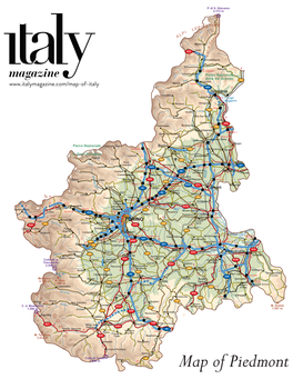 Map of Piedmont