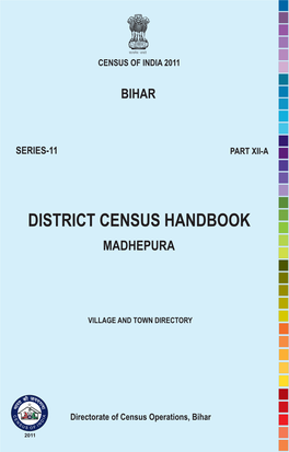 Census of India 2011 Series-11 Bihar