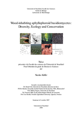 Wood-Inhabiting Aphyllophoroid Basidiomycetes: Diversity, Ecology and Conservation