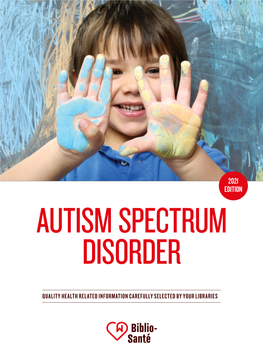 2021 Edition Autism Spectrum Disorder