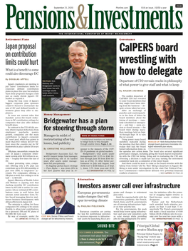 Calpers Board Wrestling with How to Delegate