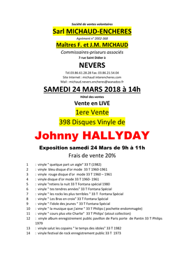 Liste JOHNNY