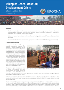 Ethiopia: Gedeo-West Guji Displacement Crisis