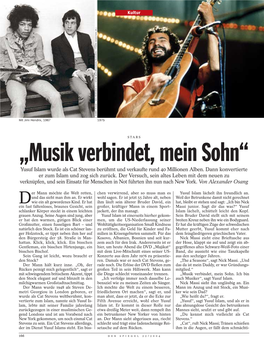 „Musik Verbindet, Mein Sohn“ Yusuf Islam Wurde Als Cat Stevens Berühmt Und Verkaufte Rund 40 Millionen Alben