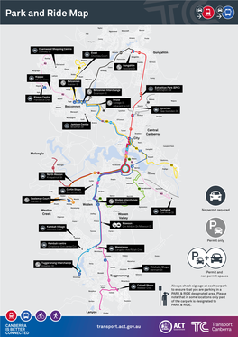 Park and Ride Map