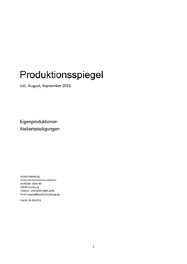 Produktionsspiegel