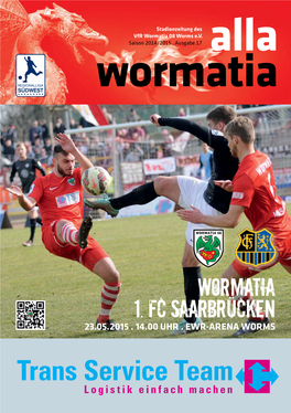 Wormatia 1. Fc Saarbrücken 23.05.2015