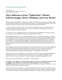 The California As First 