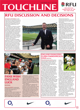 Rfu Discussion and Decisions
