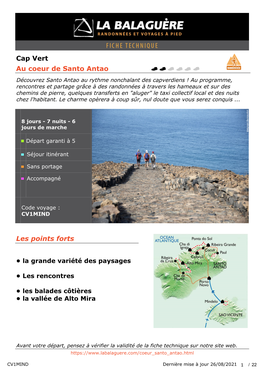 Cap Vert Au Coeur De Santo Antao Les Points Forts