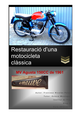 Restauració D'una Motocicleta Clàssica