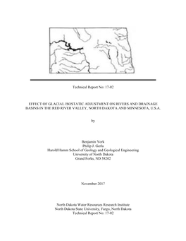 Technical Report No: 17-02 Effect of Glacial Isostatic Adjust on Rivers