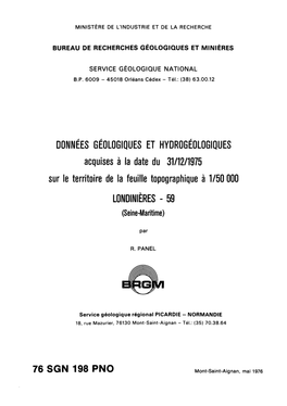 76 SGN 198 PNO Mont-Saint-Aignan, Mai 1976 RESUME