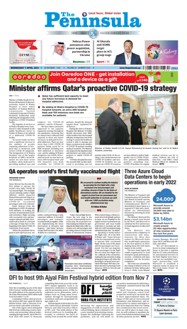 Minister Affirms Qatar's Proactive COVID-19 Strategy