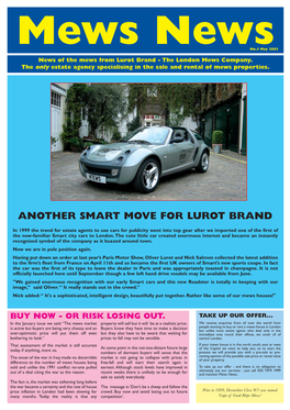 Mews Newsno.3 May 2003 News of the Mews from Lurot Brand - the London Mews Company