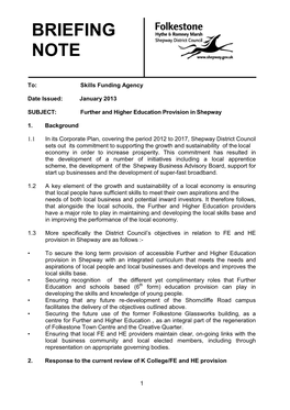 Briefing Note