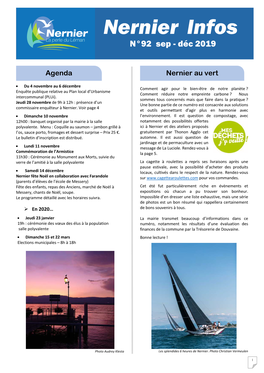 Nernier Infos N°92 Sep - Déc 2019