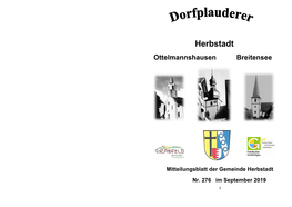 Dorfplauderer September 2019