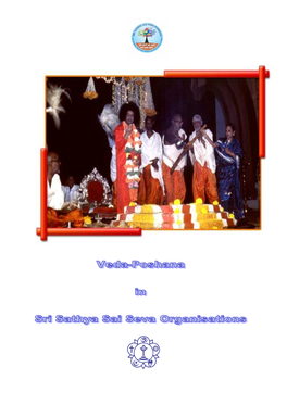Veda Poshana in Sri Sathya Sai Seva Organisations