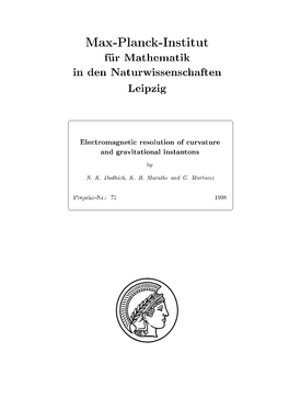 Electromagnetic Resolution of Curvature and Gravitational Instantons 