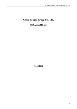 China Fangda Group Co., Ltd