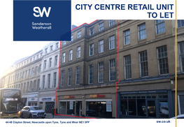 City Centre Retail Unit to Let