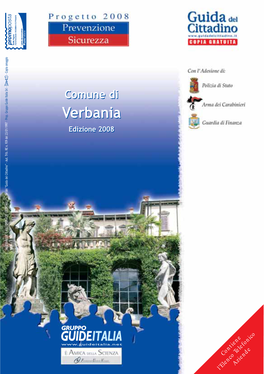 Verbania Verbania Comune Di Comune Di R Edizione 2008 Edizione 2008 U U P P O I D E I T a L I A