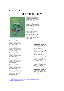 Biotechnology