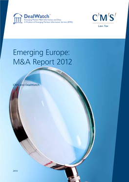 Emerging Europe: M&A Report 2012