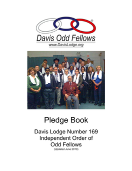 Davis Lodge Number 169 Independent Order of Odd Fellows (Updated June 2010)