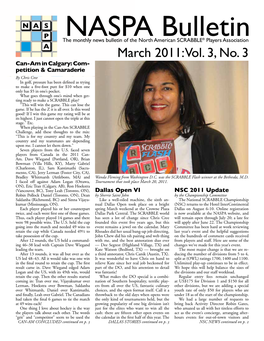 March 2011: Vol. 3, No. 3