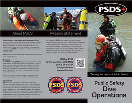 Dive Operations Course?