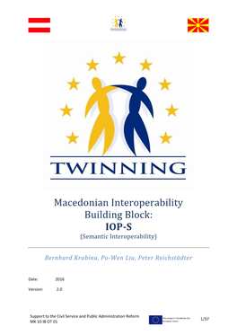 Macedonian Interoperability Building Block: IOP-S (Semantic Interoperability)