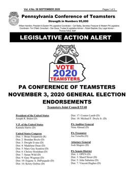 Legislative Action Alert