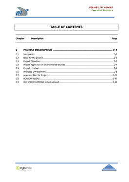 Table of Contents